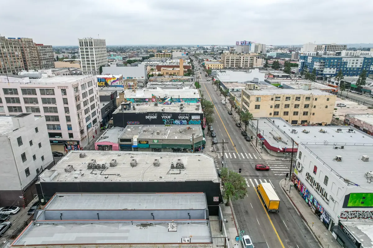 Fashion District from above